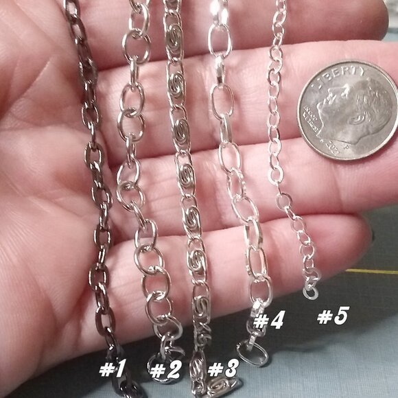 Silver Chain Listing! Need a Silver or Gunmetal Black Chain for Your Pendant? - Picture 1 of 3